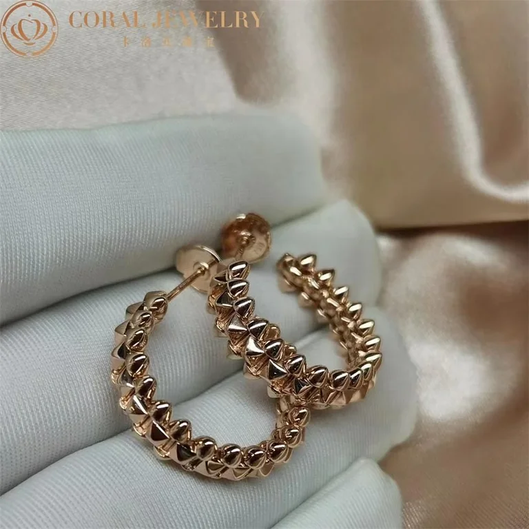 Cartier Clash De B8301415 Cartier Earrings Small Model Rose Gold 7