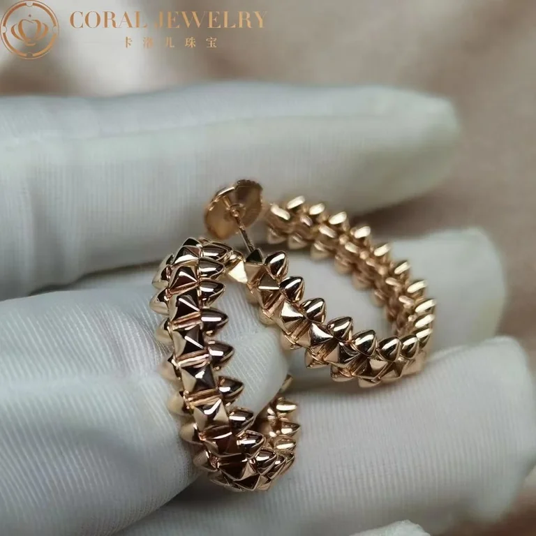Cartier Clash De B8301415 Cartier Earrings Small Model Rose Gold 6