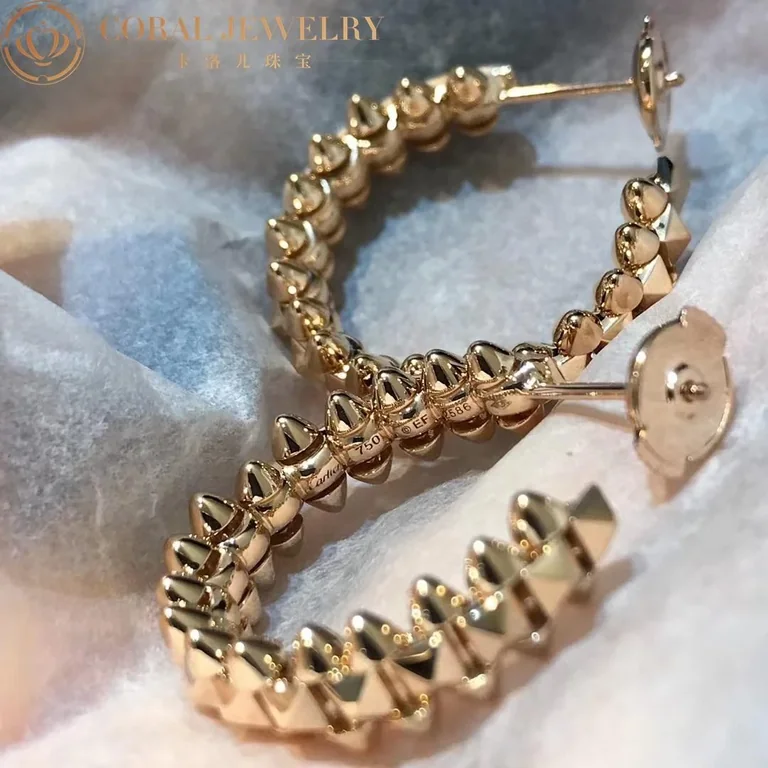 Cartier Clash De B8301415 Cartier Earrings Small Model Rose Gold 3