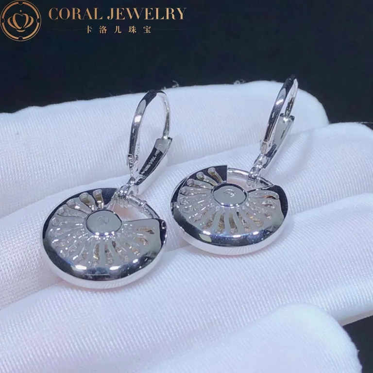 Cartier Amulette De N8515029 Cartier Earrings White Gold and Diamond 2