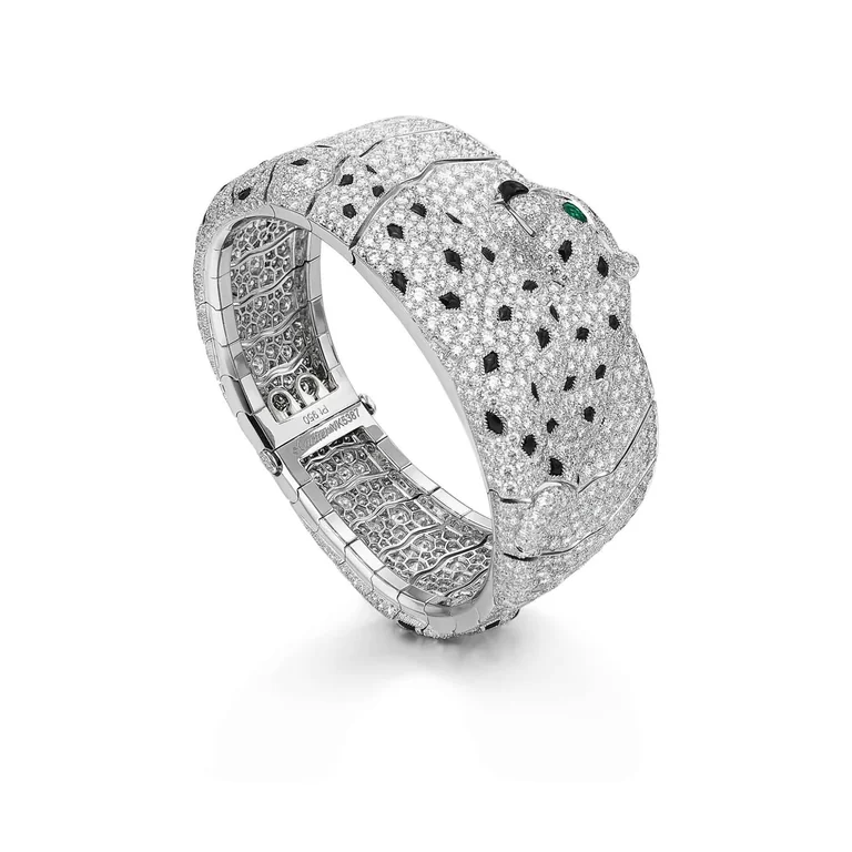 Cartier Bracelet Panthère De Cartier White Gold Onyx Diamond and Enamel Bracelet 3
