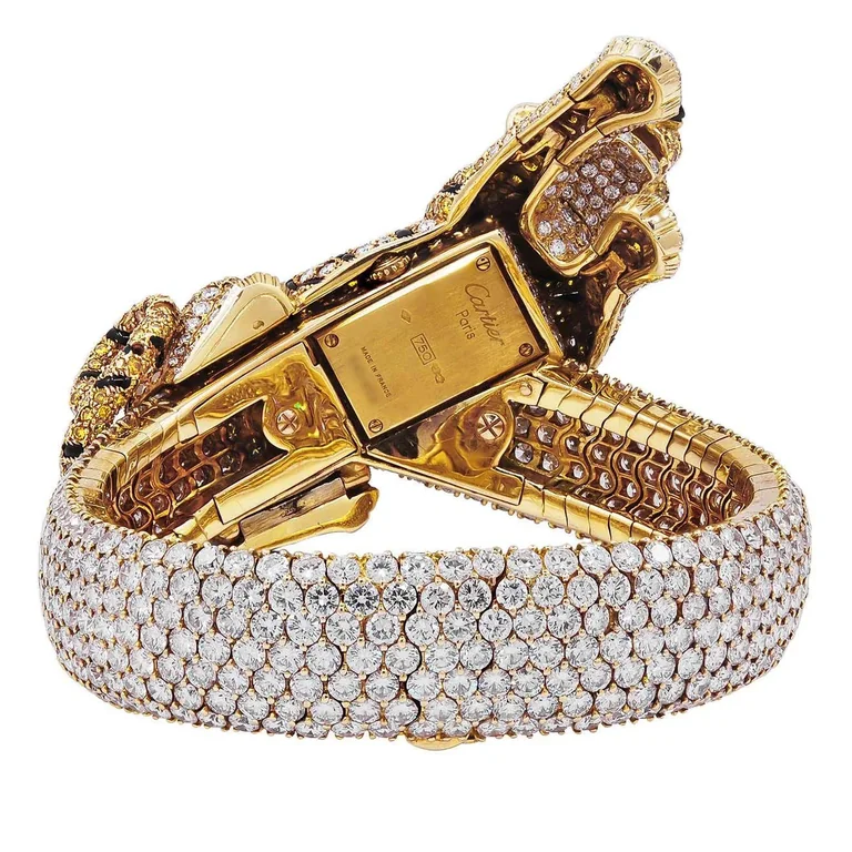 Cartier Bracelet Panthère De Cartier Bracelet Yellow White Diamond Panther 8