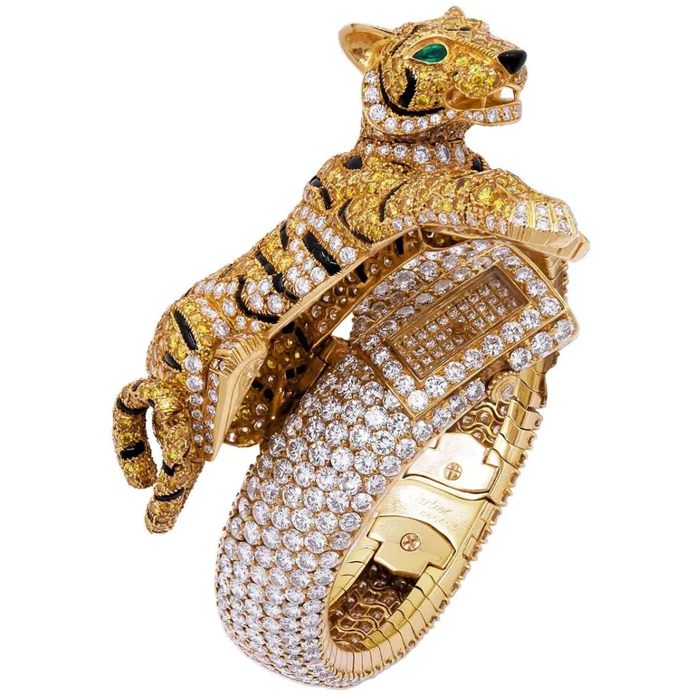 Cartier Bracelet Panthère De Cartier Bracelet Yellow White Diamond Panther 6