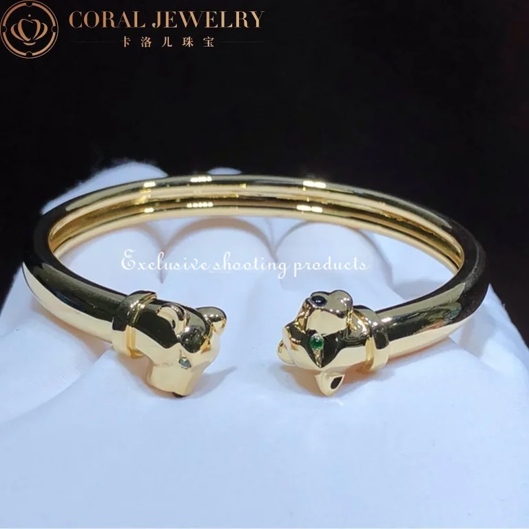 Cartier Panthère De N6706117 Cartier Bracelet Yellow Gold Tsavorite Garnets Onyx 5