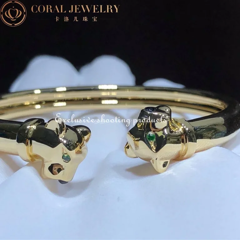 Cartier Panthère De N6706117 Cartier Bracelet Yellow Gold Tsavorite Garnets Onyx 3