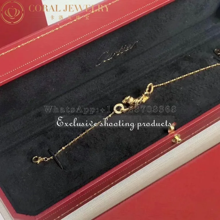 Cartier Panthère De B6064516 Cartier Bracelet Yellow Gold Tsavorite Garnets Diamonds 6