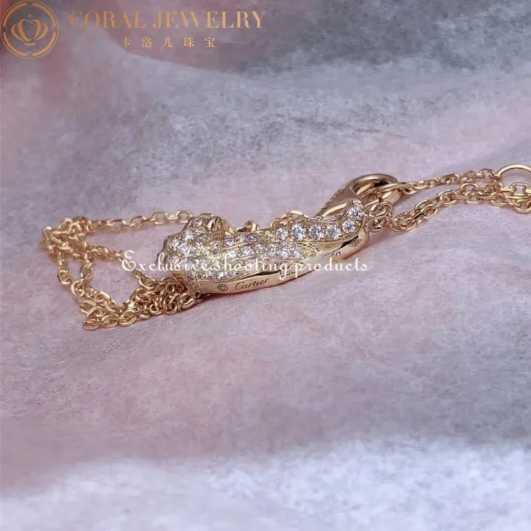 Cartier Panthère De N6039017 Cartier Bracelet Yellow Gold Diamonds 4