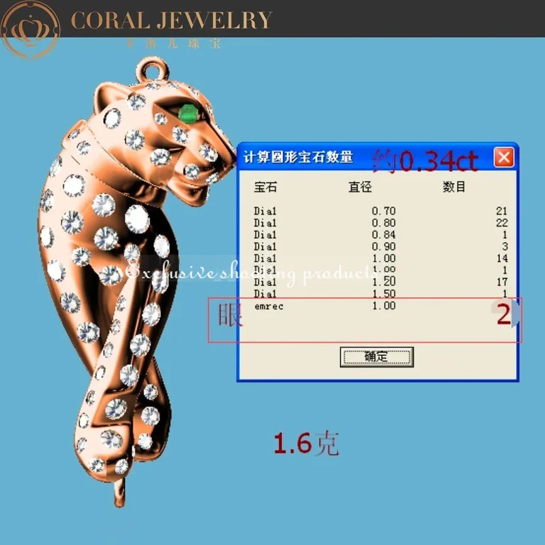 Cartier Panthère De B6043717 Cartier Bracelet White Gold Diamonds 4