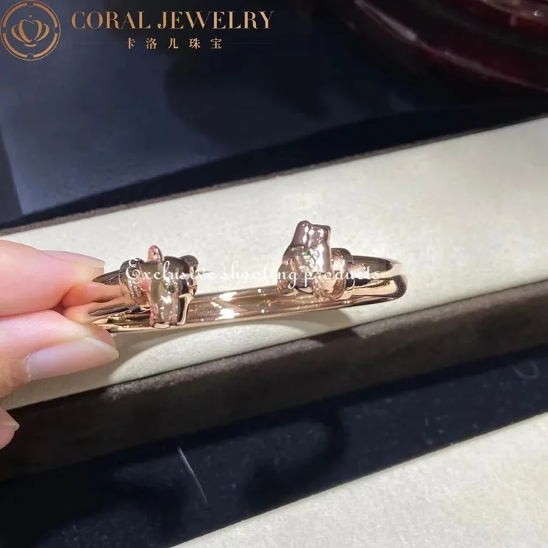 Cartier N6711617 Panthère De Cartier Bracelet Rose Gold Onyx Tsavorite Garnets 3
