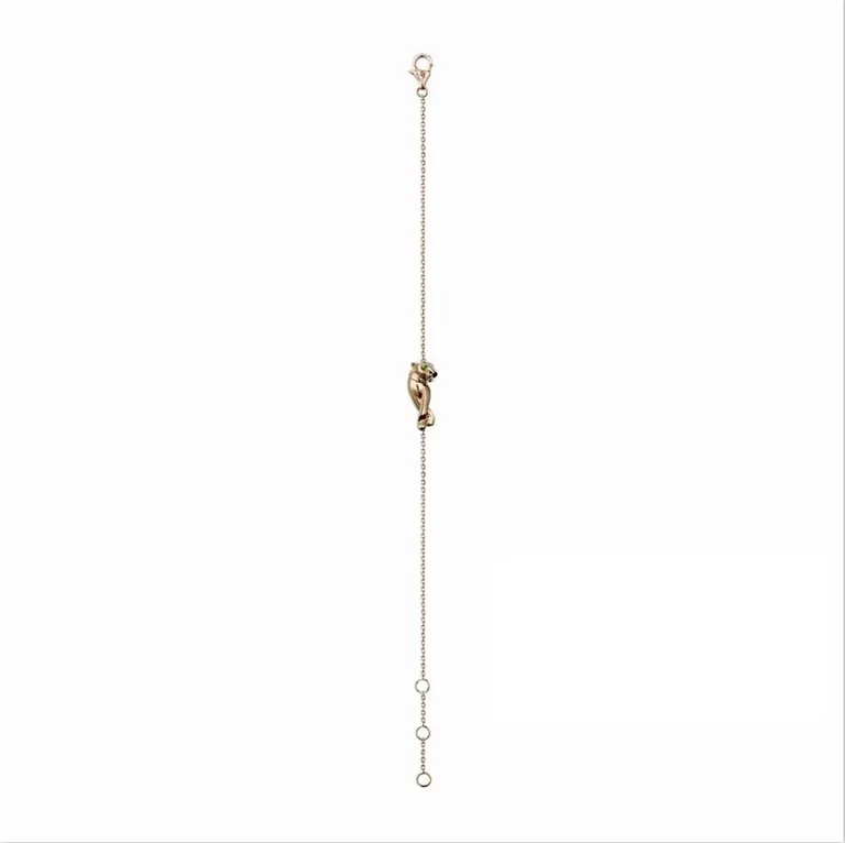 Cartier Panthère De B6043417 Cartier Bracelet Rose Gold Tsavorite Garnet 1