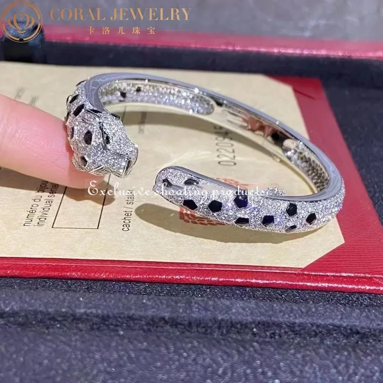 Cartier Panthère De N6717517 Cartier Bracelet 18K Gold Diamond Onyx Emerald 7