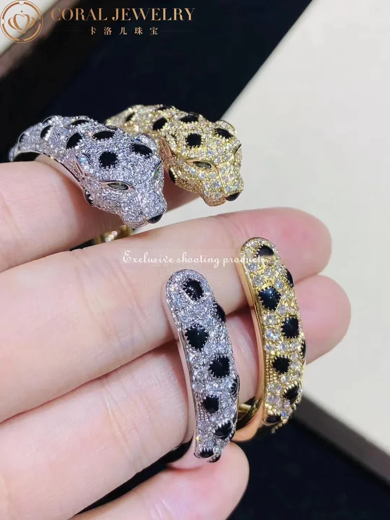 Cartier Panthère De N6715417 Cartier Bracelet 18K Gold Diamond Onyx Emerald 7