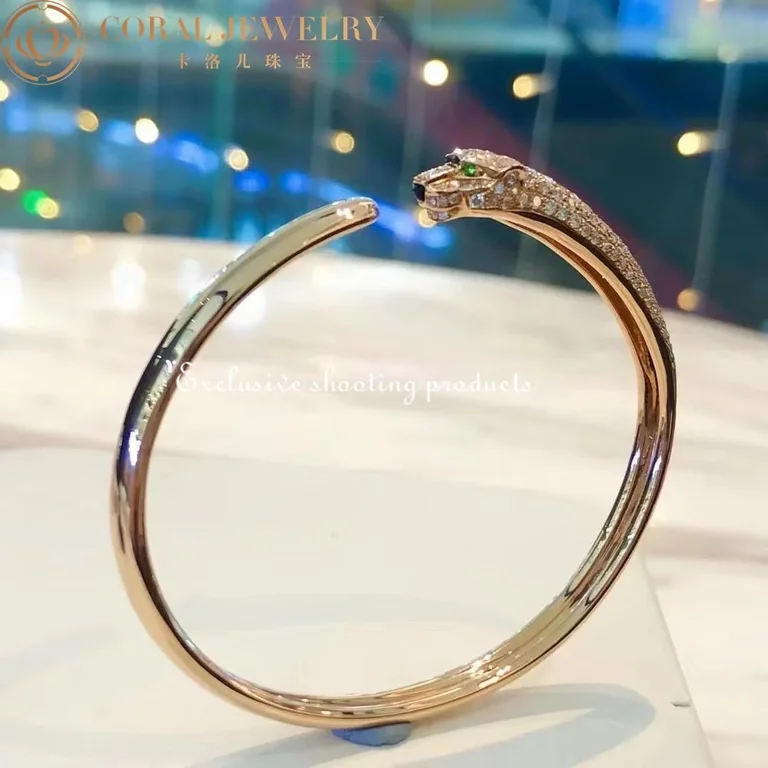 Cartier Panthère De N6717817 Cartier Bracelet Yellow Gold Onyx Emeralds Diamonds 2
