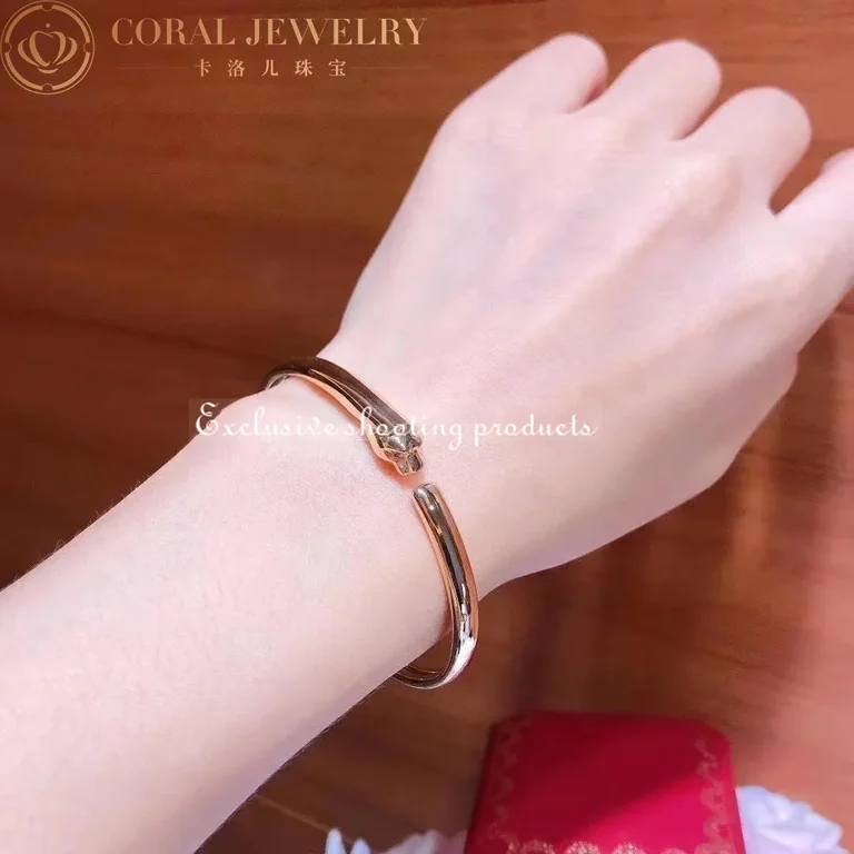 Cartier Panthère De B6067317 Cartier Bracelet Rose Gold Onyx Tsavorite Garnets 10