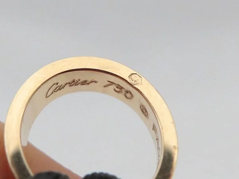 Cartier Love Cotton Rope Bracelet Yellow Gold Black Bracelet 2
