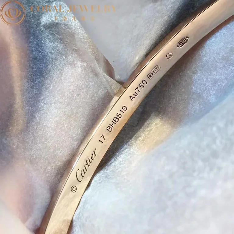 Cartier Love Bracelet N6710717 Small Model Paved Diamonds Rose Gold 2