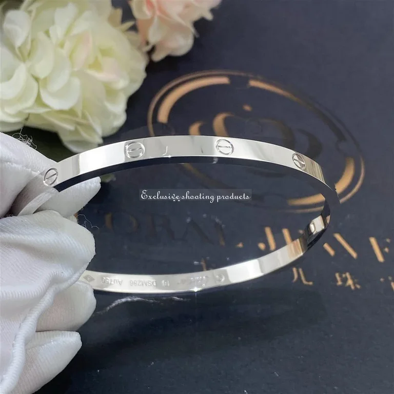 Cartier Love Bracelet B6047417 Small Model White Gold 6