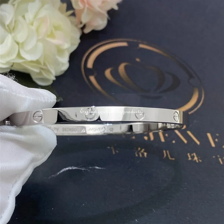 Cartier Love Bracelet B6047417 Small Model White Gold 5