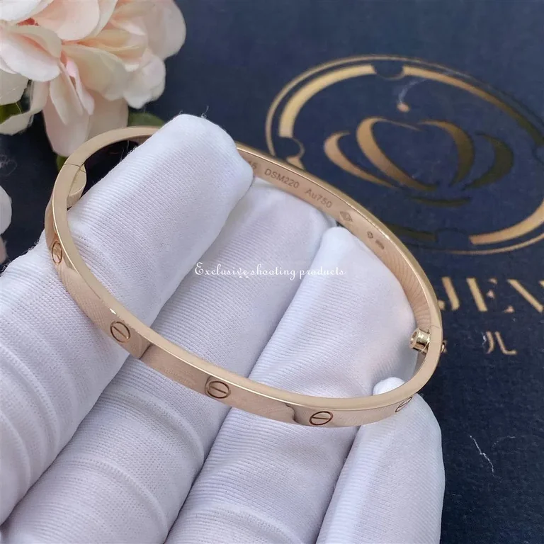 Cartier Love B6047317 Bracelet Small Model Rose Gold 2