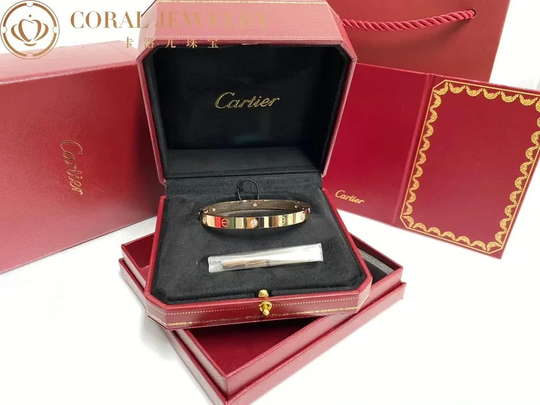 Cartier Love Bracelet B6070217-1 6 Diamonds Rose Gold Design Models 2