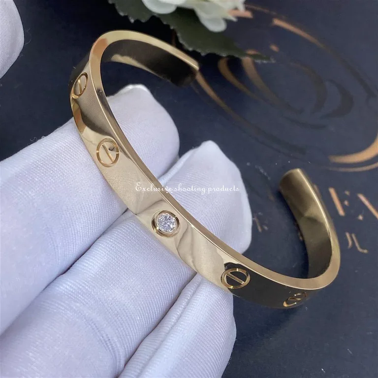 Cartier Love B6029817 Bracelet 1 Diamond Yellow Gold 4