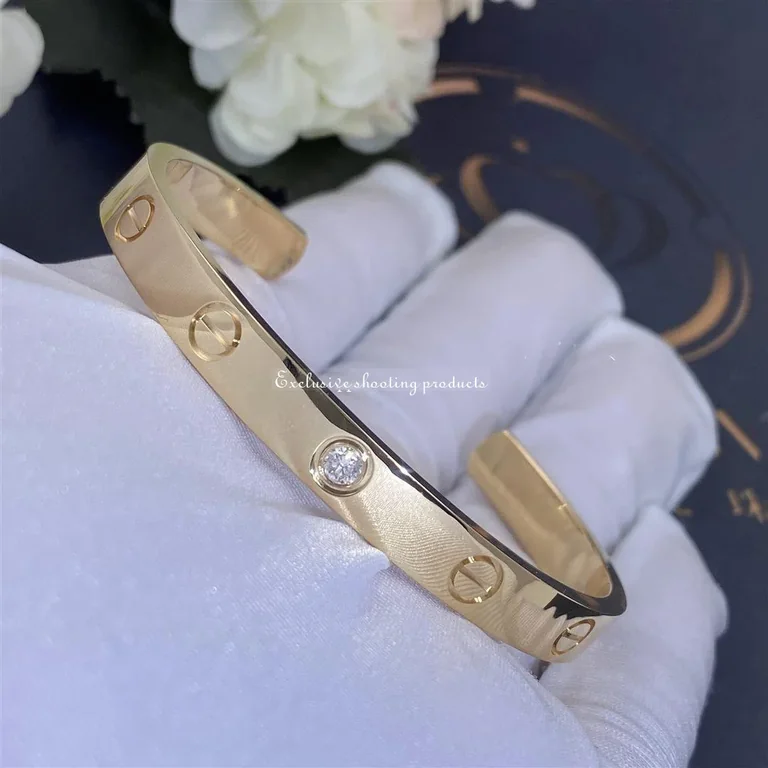 Cartier Love B6029817 Bracelet 1 Diamond Yellow Gold 3