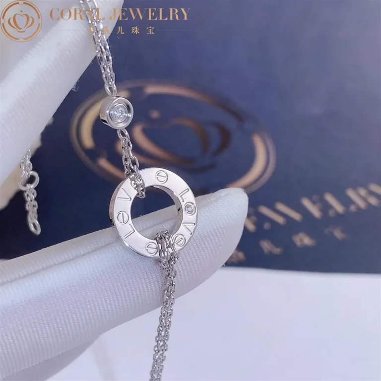 Cartier Love Bracelet B6038100 White Gold Diamonds 4