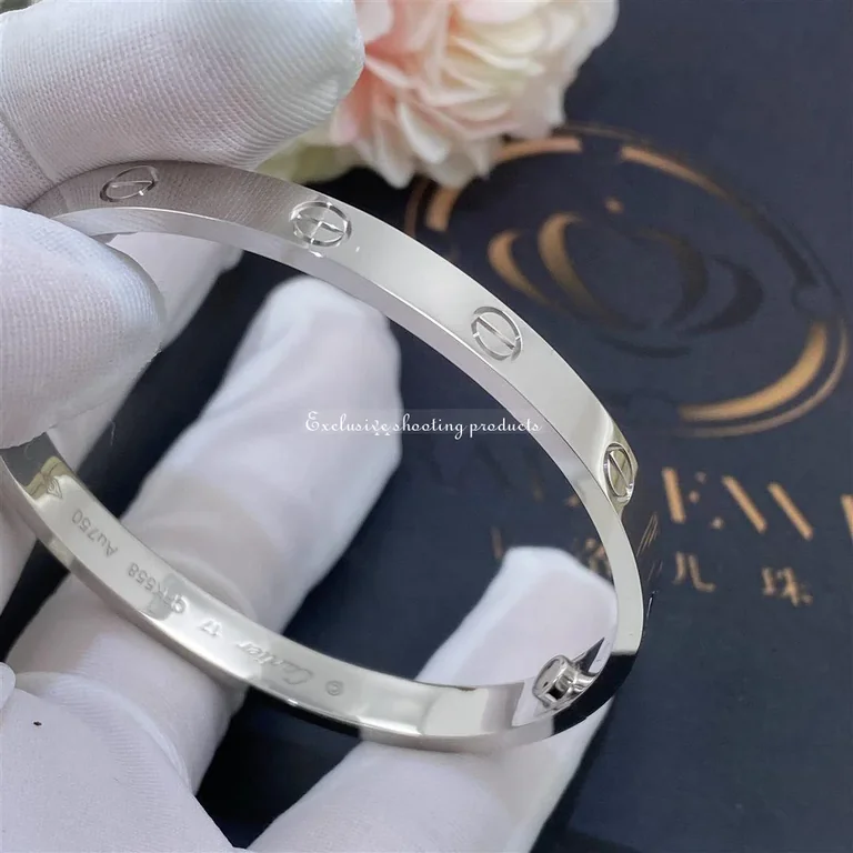 Cartier Love Bracelet B6067617 White Gold 12