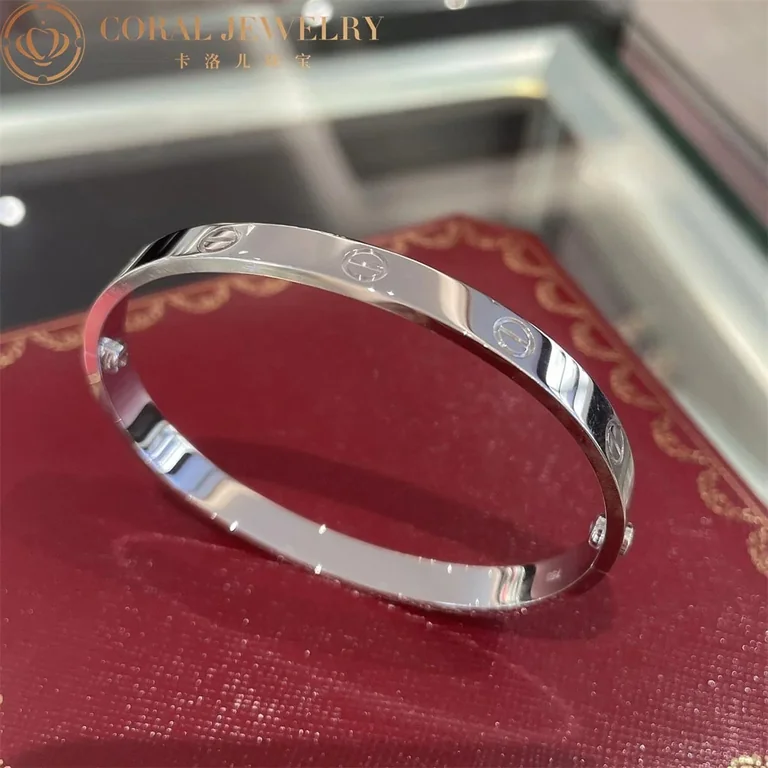Cartier Love Bracelet B6067617 White Gold 7