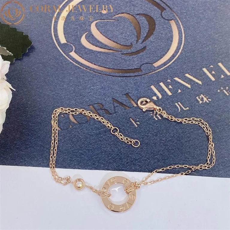 Cartier Love Bracelet B6063600 Rose Gold Diamonds 6