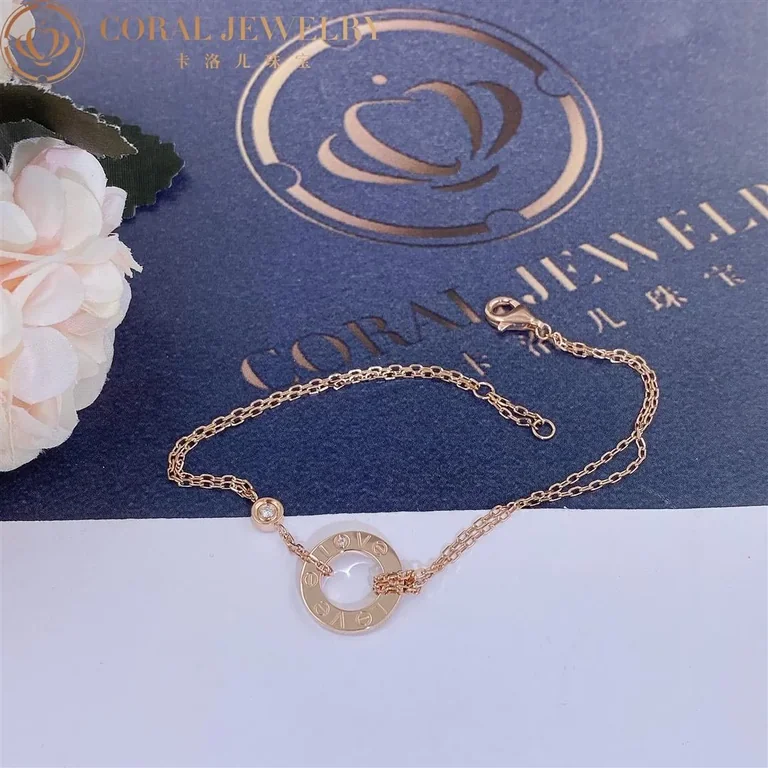 Cartier Love Bracelet B6063600 Rose Gold Diamonds 5