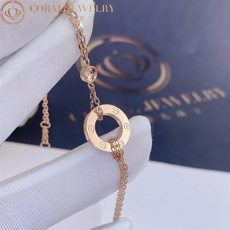 Cartier Love Bracelet B6063600 Rose Gold Diamonds 4