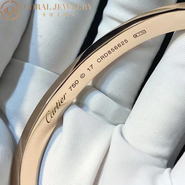 Cartier Love Bracelet N6036917 Rose Gold Pave Diamond 3