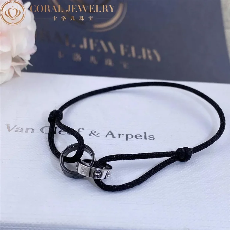 Cartier Love Bracelet B6026005 Ceramic White Gold Diamonds 7