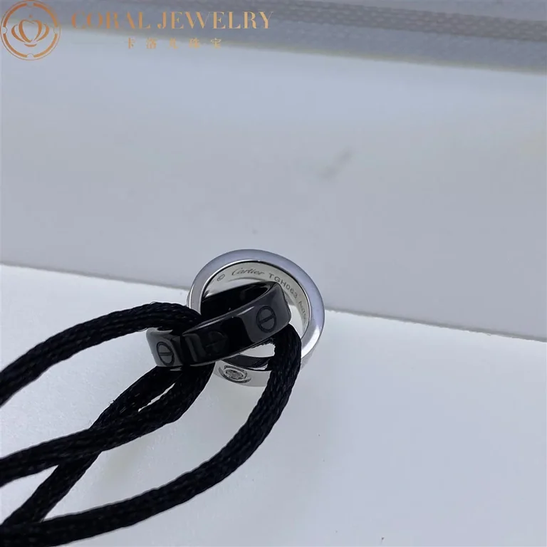 Cartier Love Bracelet B6026005 Ceramic White Gold Diamonds 2