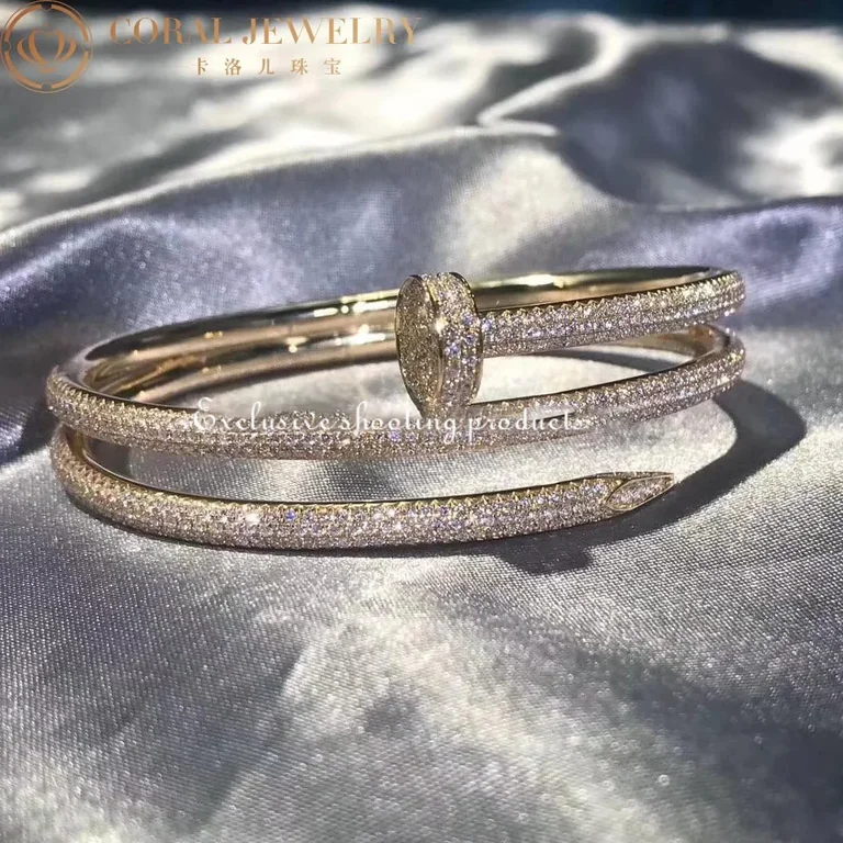 Cartier Juste Un Clou N6708617-YG Bracelet Yellow Gold Diamonds 13