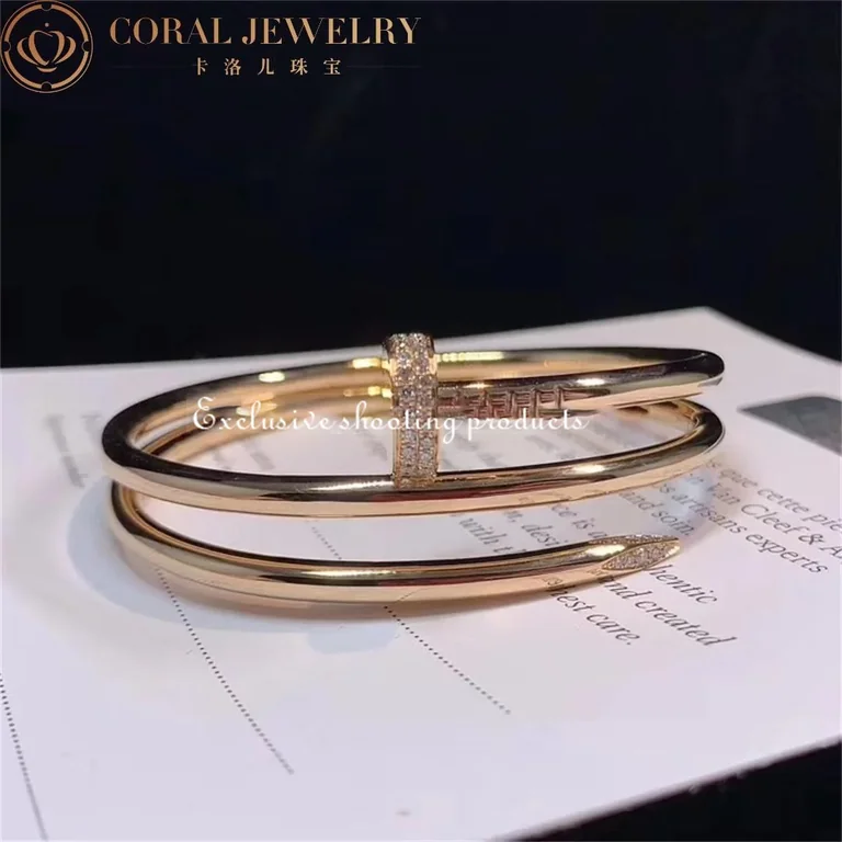 Cartier Juste Un Clou N6708417 Bracelet 18k Rose Gold Diamonds 6