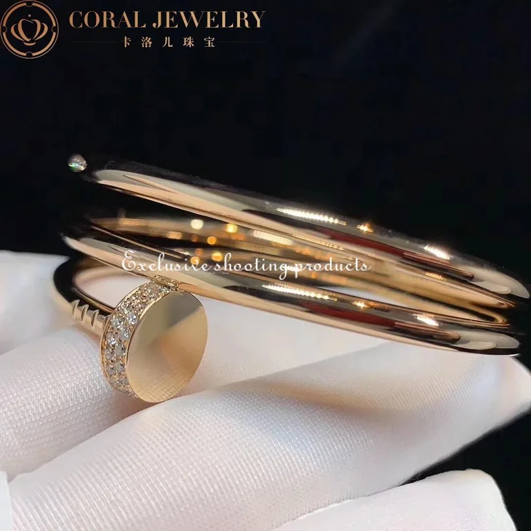 Cartier Juste Un Clou N6708417 Bracelet 18k Rose Gold Diamonds 2
