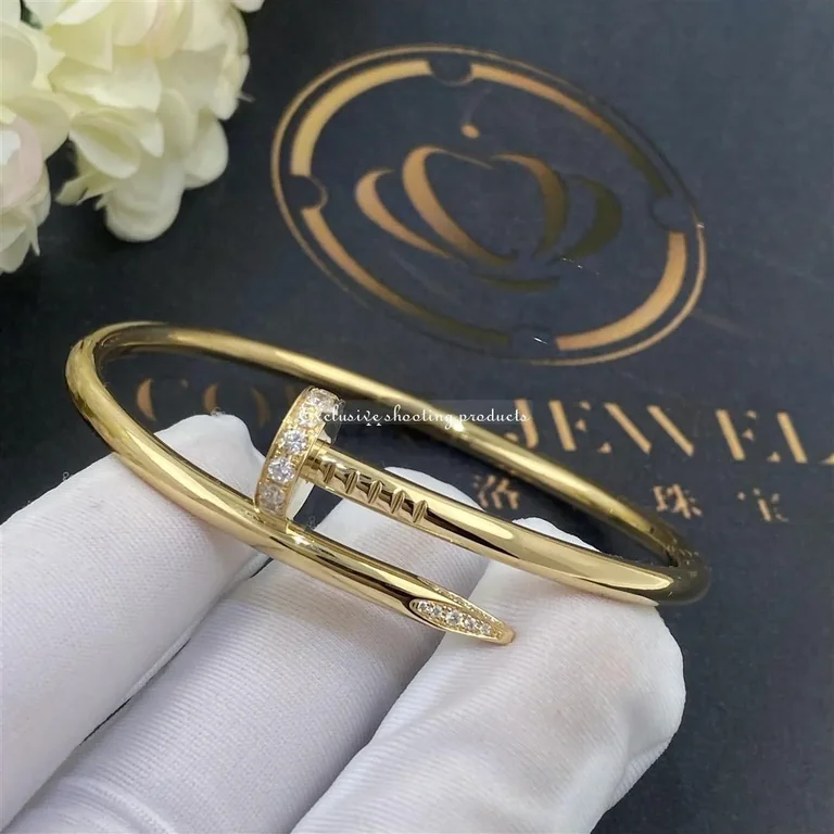 Cartier Juste un Clou B6048617 Bracelet Yellow Gold Diamonds 15