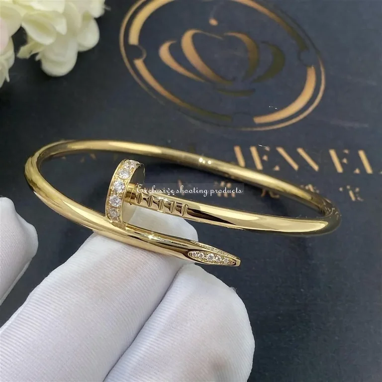 Cartier Juste un Clou B6048617 Bracelet Yellow Gold Diamonds 14