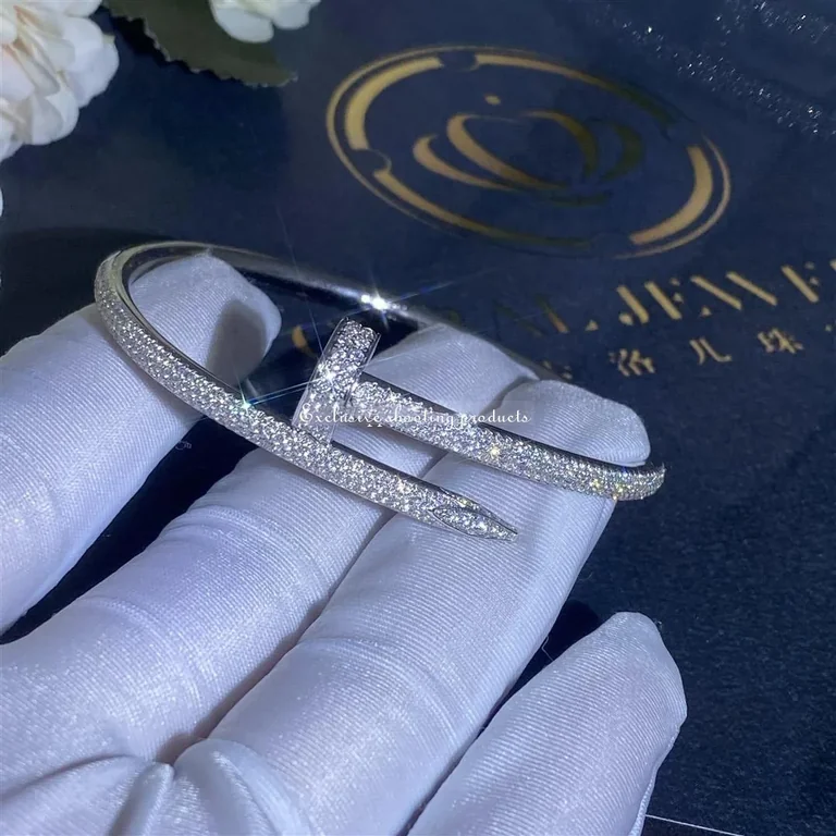 Cartier Juste un Clou N6707317 Bracelet White Gold Diamonds 10