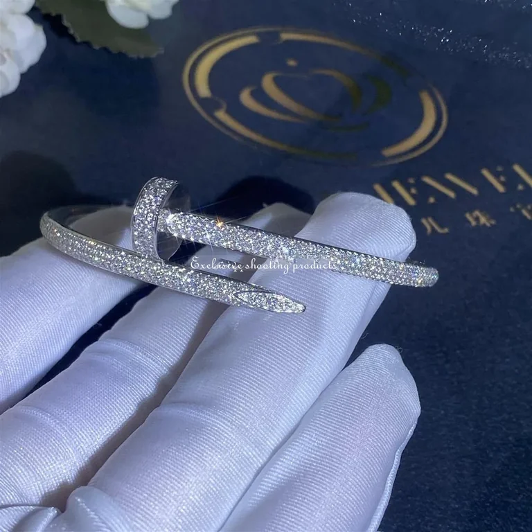 Cartier Juste un Clou N6707317 Bracelet White Gold Diamonds 9