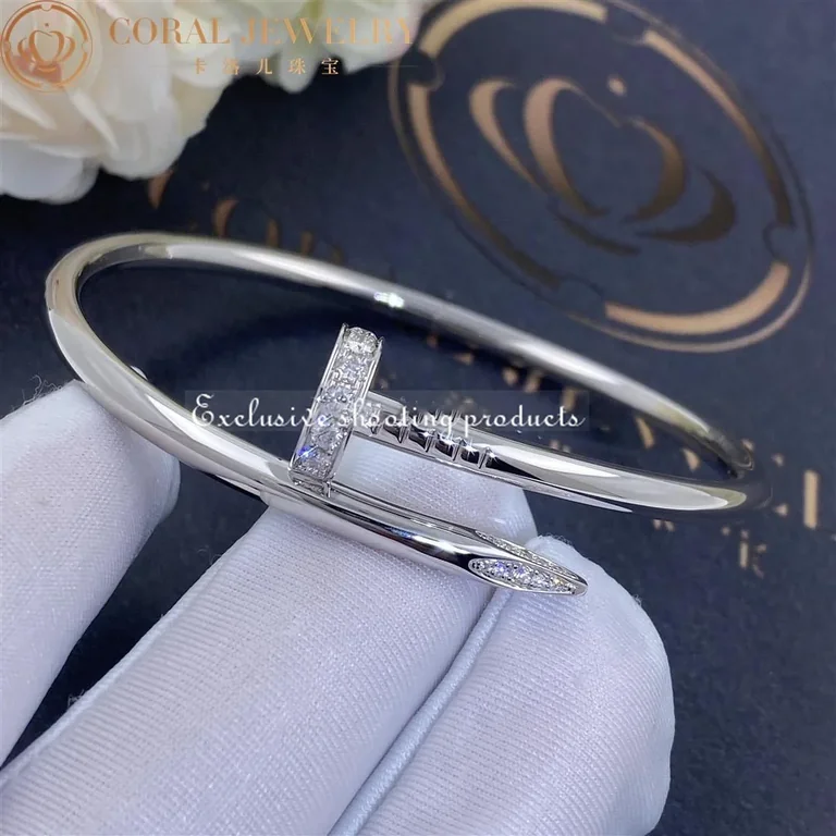 Cartier Juste un Clou B6048717 Bracelet White Gold Diamonds 2