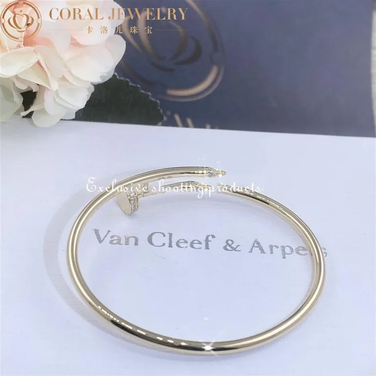 Cartier Juste un Clou B6066117 Bracelet Small Model Yellow Gold Diamonds 4