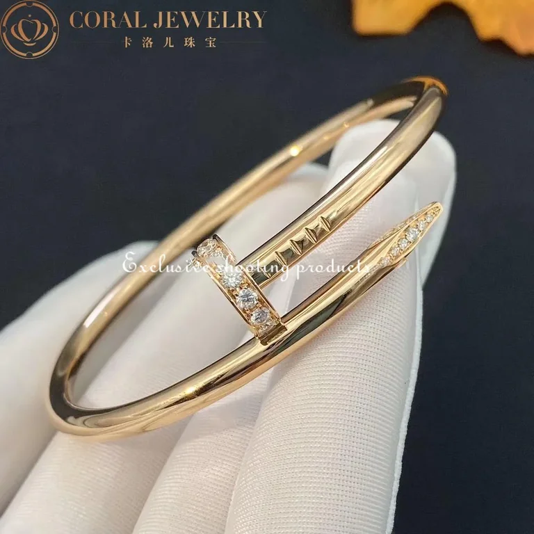 Cartier B6048517 Juste un Clou Bracelet Rose Gold Diamonds 2