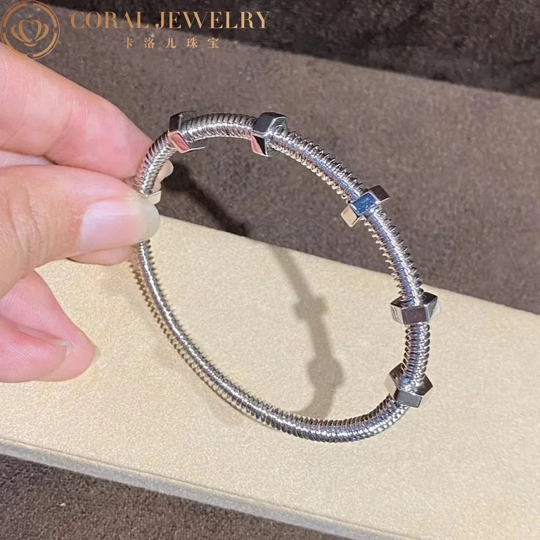 Cartier Ecrou De B6049616 Cartier 18K White Gold Bracelet 6