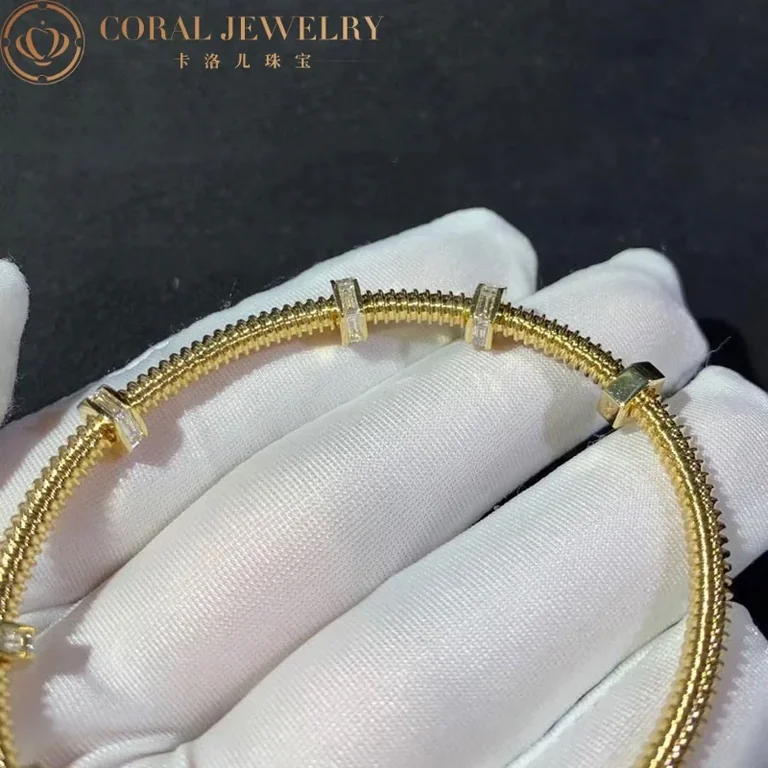 Cartier Ecrou De N6714516 Cartier Diamond Bracelet Yellow Gold 4