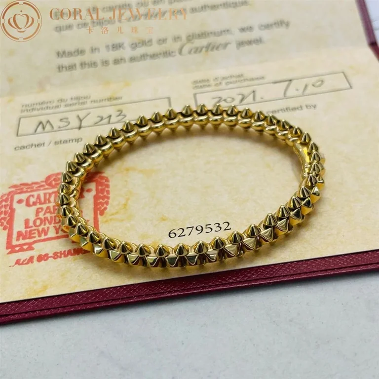 Cartier Clash De B6065217-YG Cartier Bracelet Medium Model Yellow Gold 5