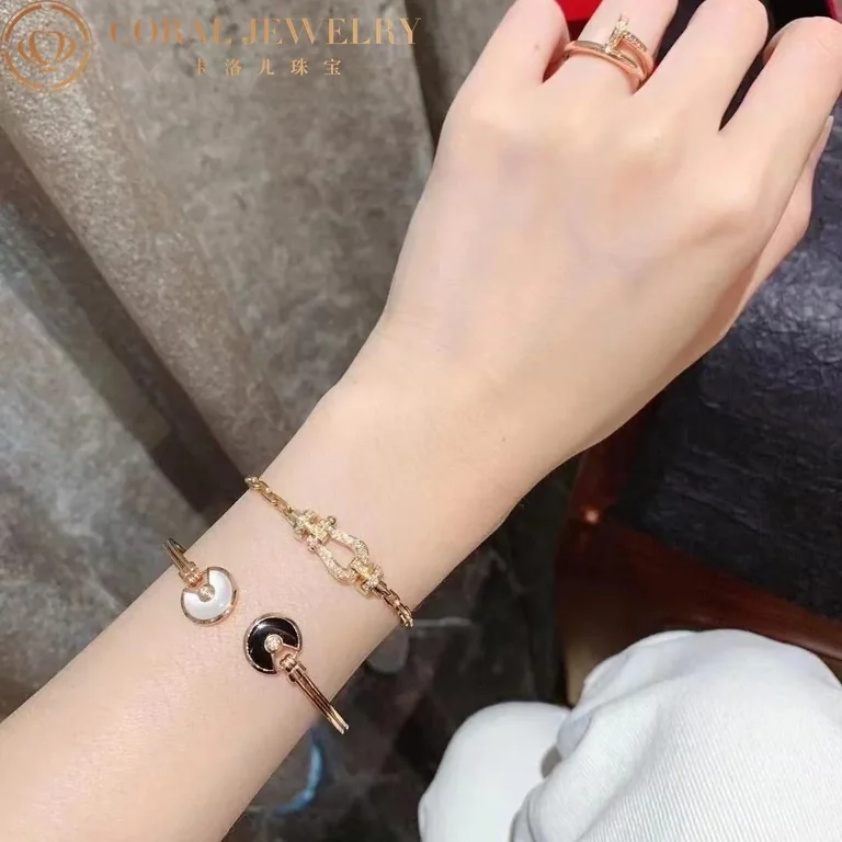 Cartier Amulette De B6050717 Cartier Bracelet XS Model Rose Gold 4