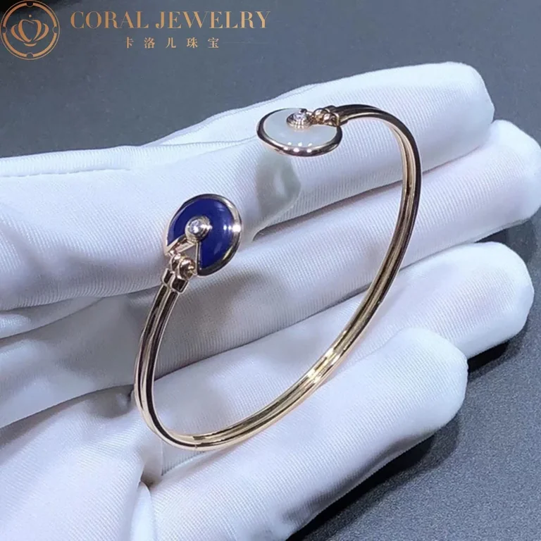 Cartier Amulette B6050717 De Cartier Bracelet XS Model Rose Gold Lapis lazuli Bracelet 5